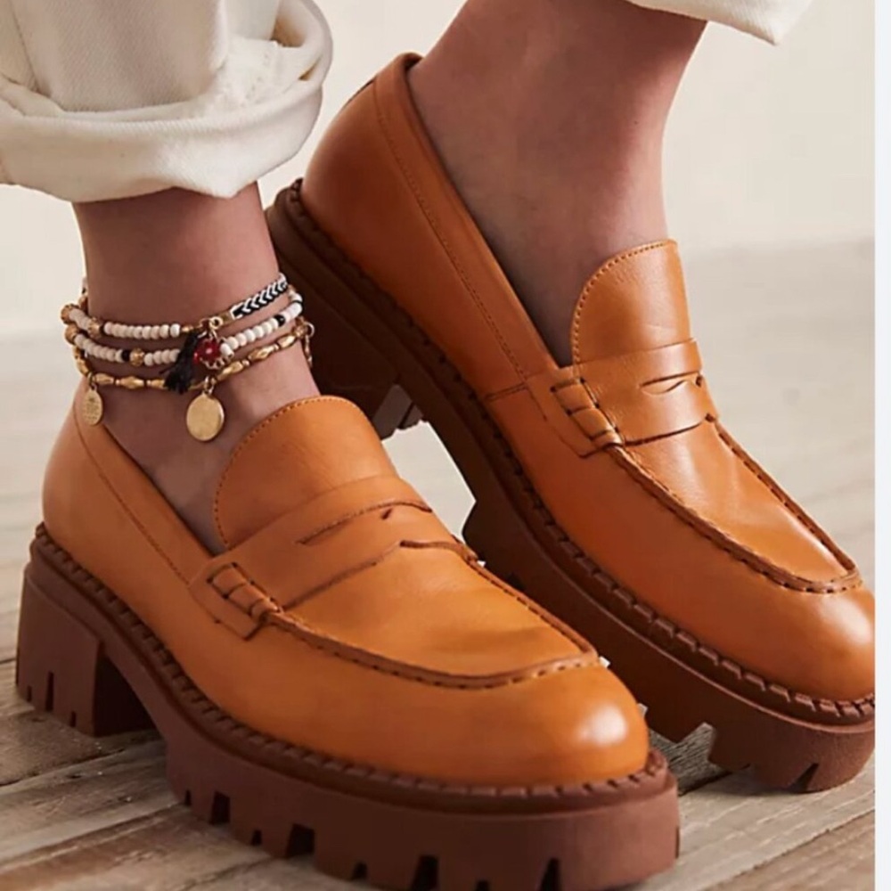 Free people lyra loafers new without box 39
